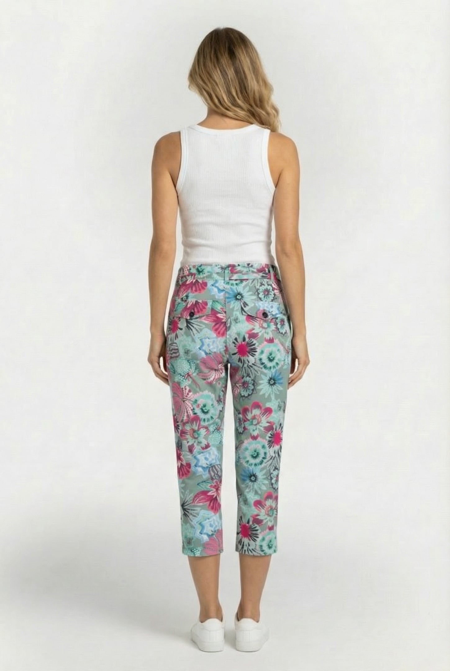 TRAVEL CAPRI JOURNAL IN DE GRANITE GREEN WITH FLORAL MEDLEY 2