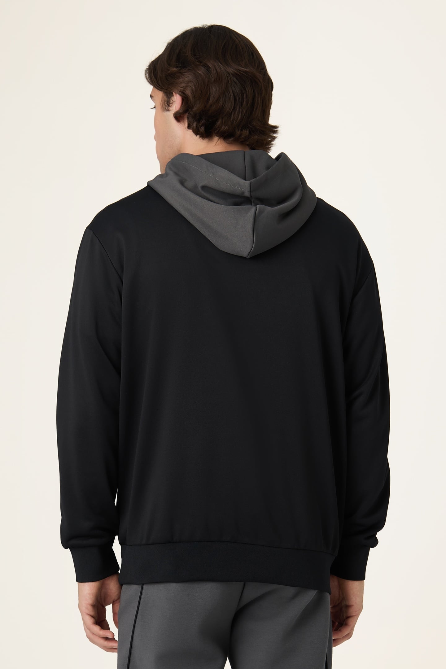 RIVOLI LOOSE BLOCKED HOODIE BLACK-DARK SHADOW 3