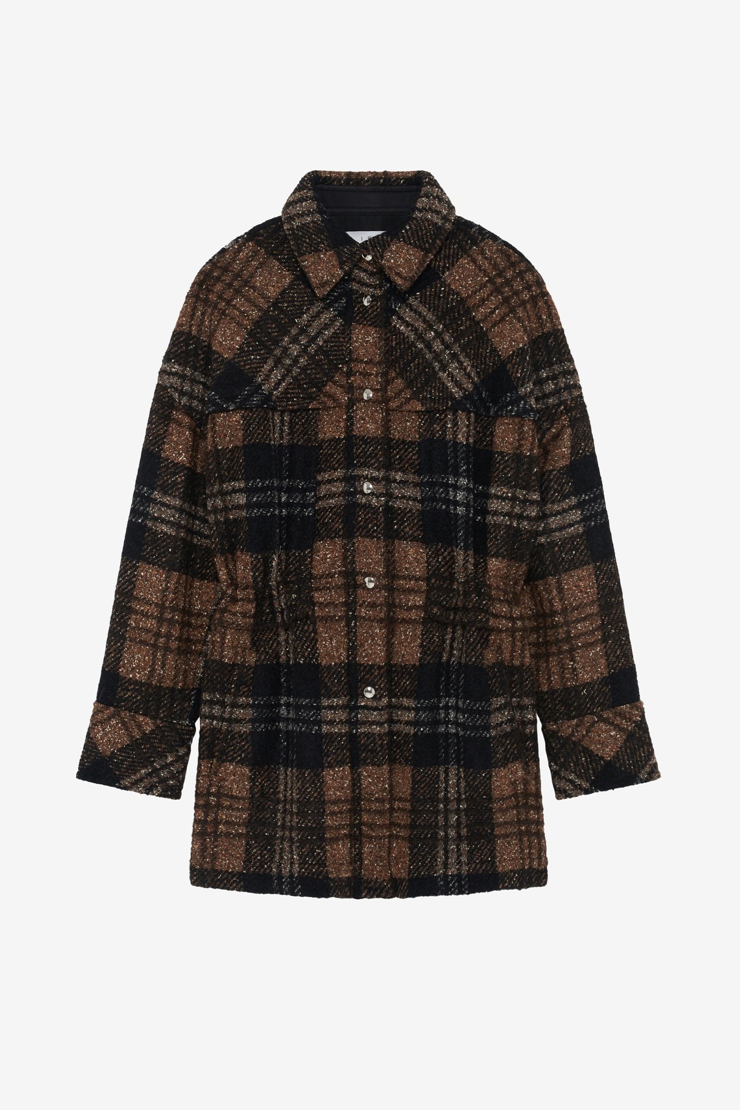 ZAHI OUTERWEAR BLACK/BROWN 4