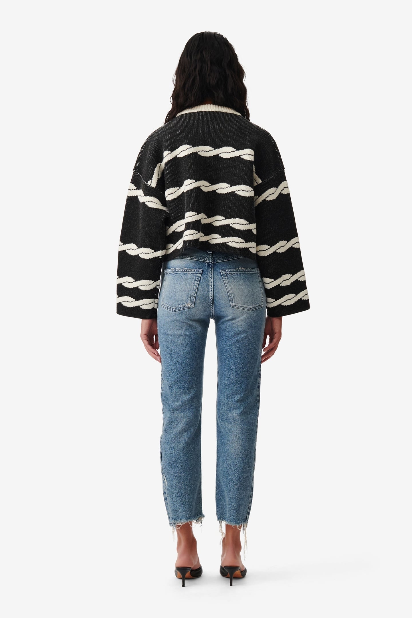 ALBURY TROUSER MID BLUE DESTROY 3