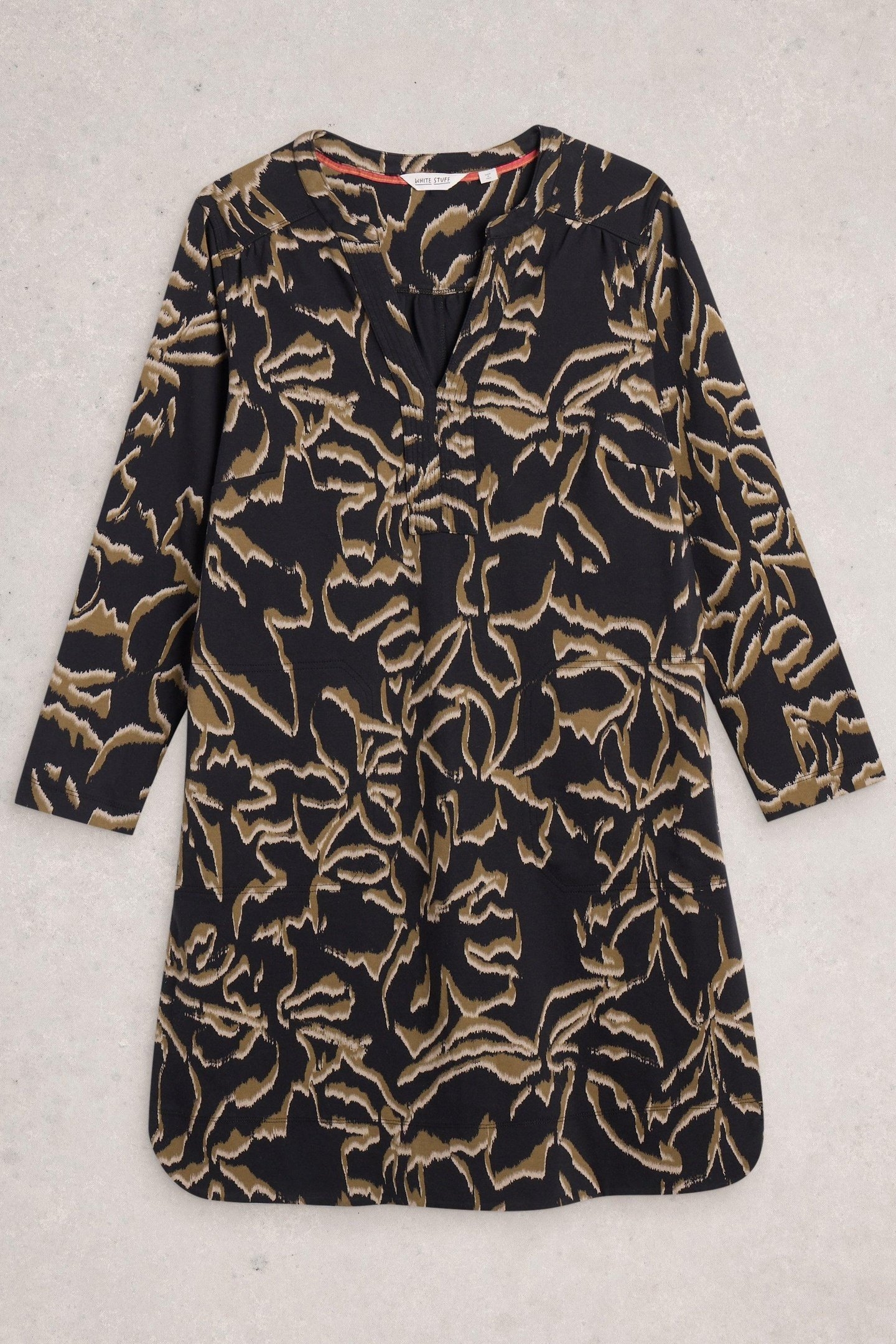 JUNE DRESS BLACK MULTI 4