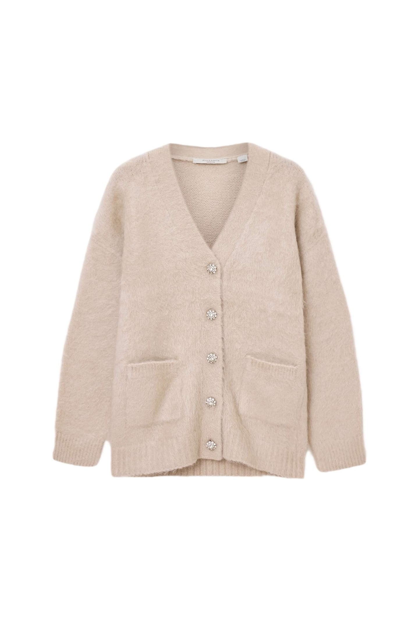 RUBI EMB CARDI PEARL WHITE 6