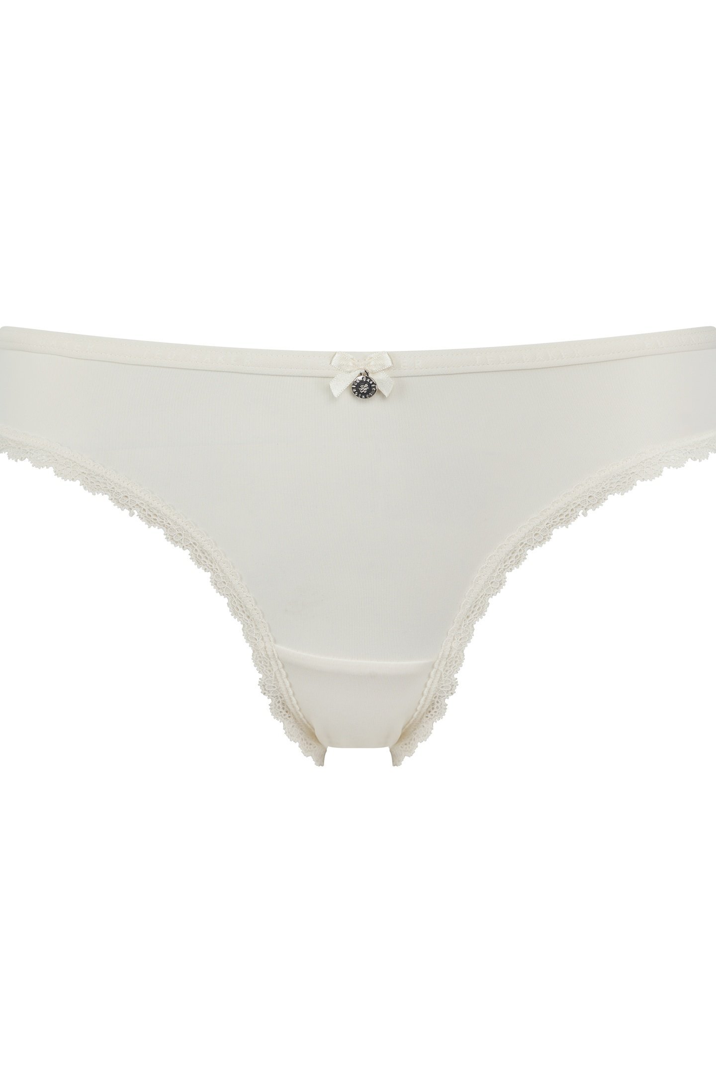 MYRTLE 3PK PLAIN AND PRINT BRIEF WITH LACE TRIM JET BLACK BO 6