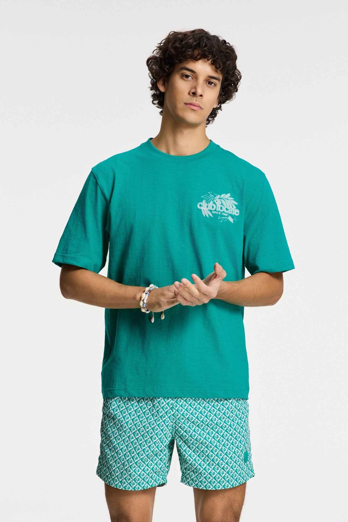 FINN RELAXED T-SHIRT CLUB LOCALE BLUE LAGOON 3
