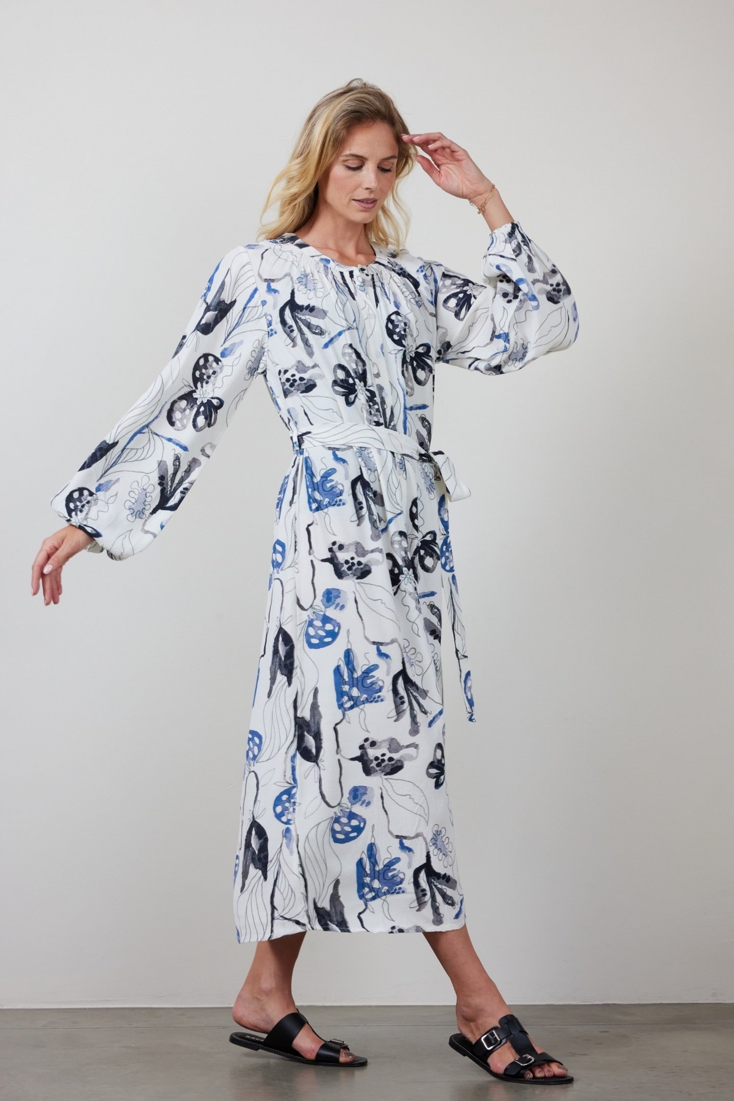 DRESS DIVINE OFFWHITE AMBIANCE PRINT 3