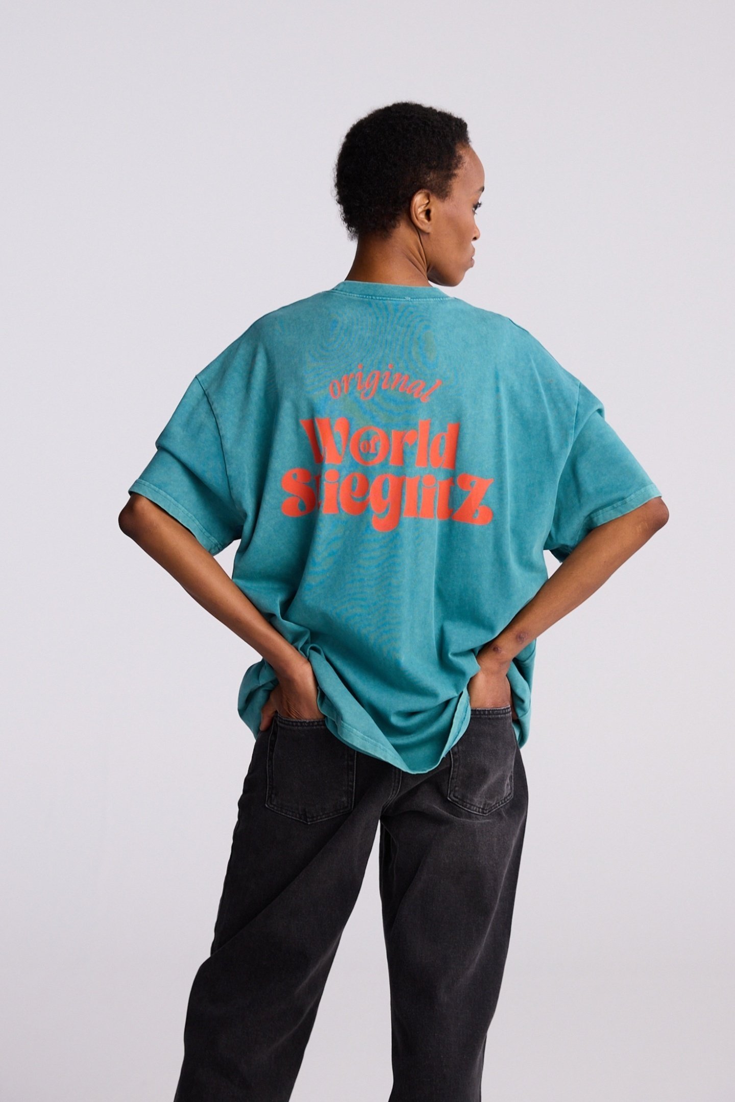 WORLD OF STIEG OVERSIZED T-SHIRT GREEN 2