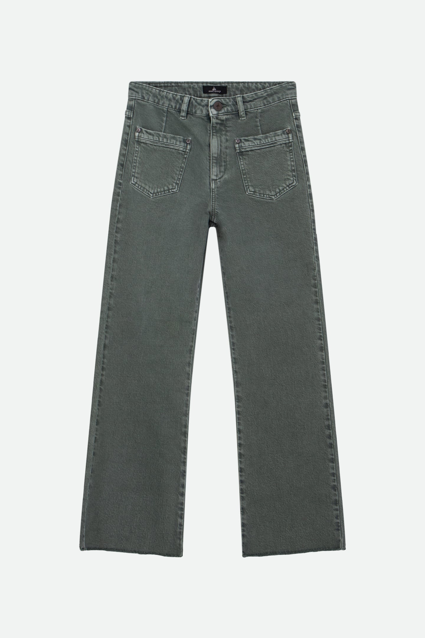 LE KARLIE - KHAKI 7/8 BOOTCUT JEANS 6