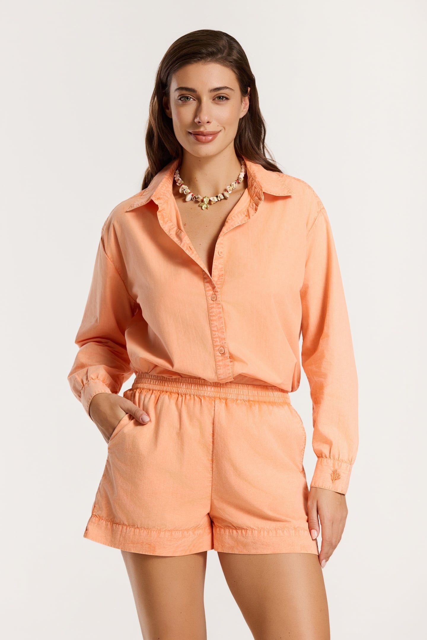 EVIE BLOUSE ORANGE PEACH 5
