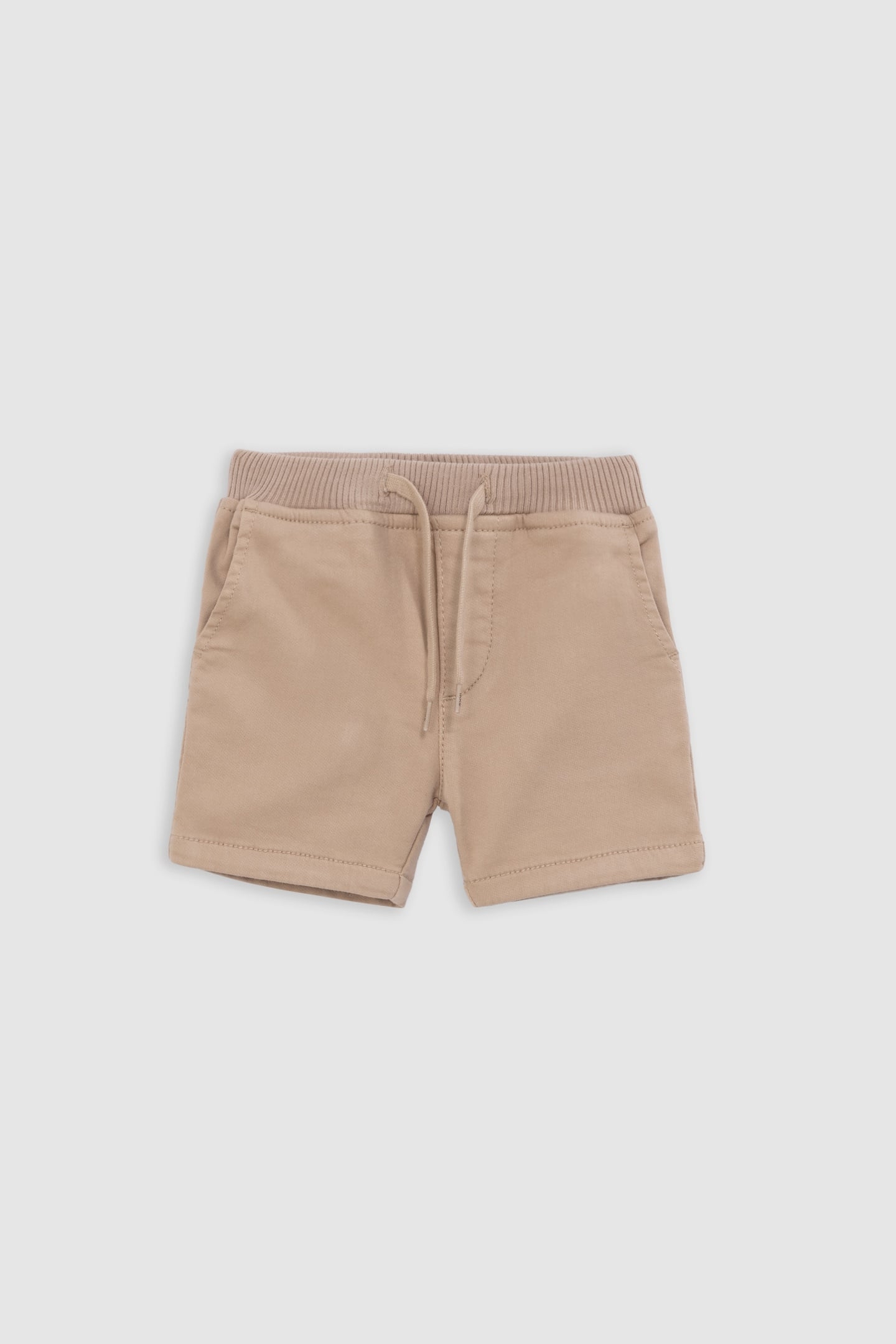 BEIGE DENIM BERMUDA SHORTS 1