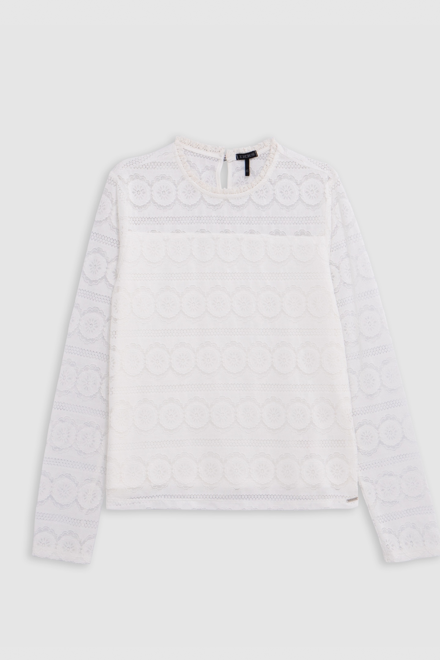 GIRL'S ECRU LACE BLOUSE 1