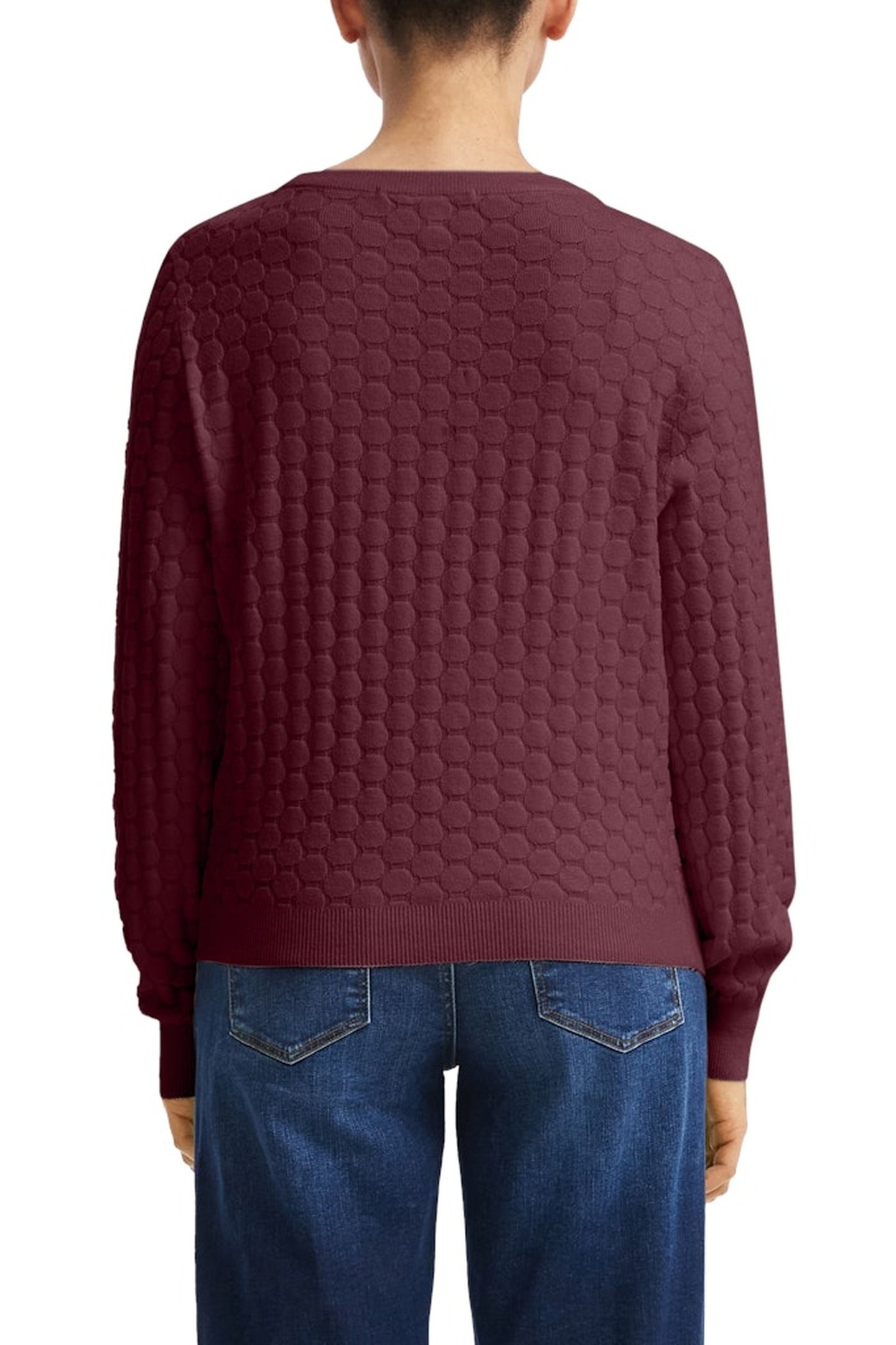 S.OLIVER-QS PULLOVER BURGUNDY 3
