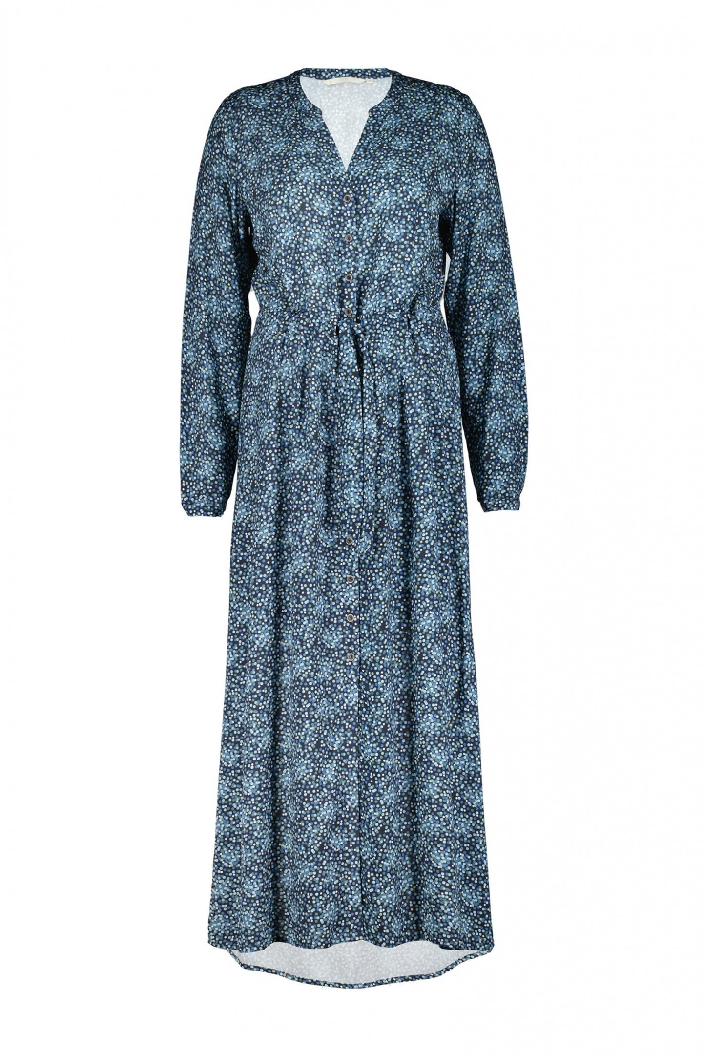 DRESS JOYFUL DARK BLUE FUJI XS PRINT 3