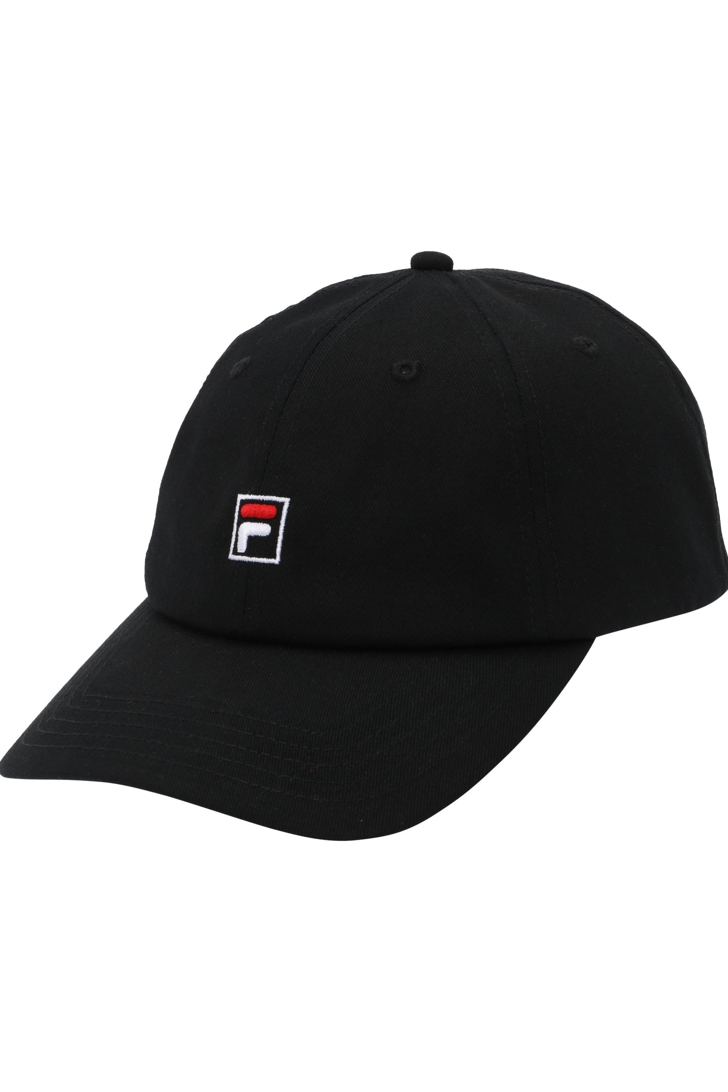 UNISEX MILANO LOW PROFILE 6-PANEL LOGO CAP BLACK 1