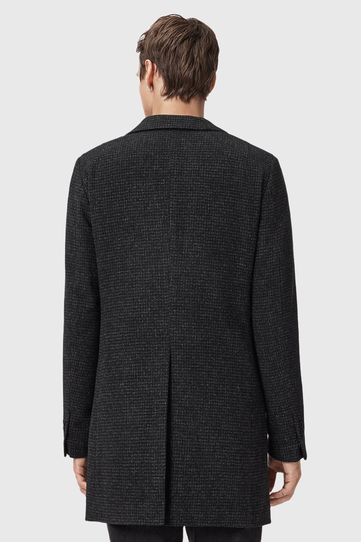 CASPIAN COAT CINDER BLACK MARL 5