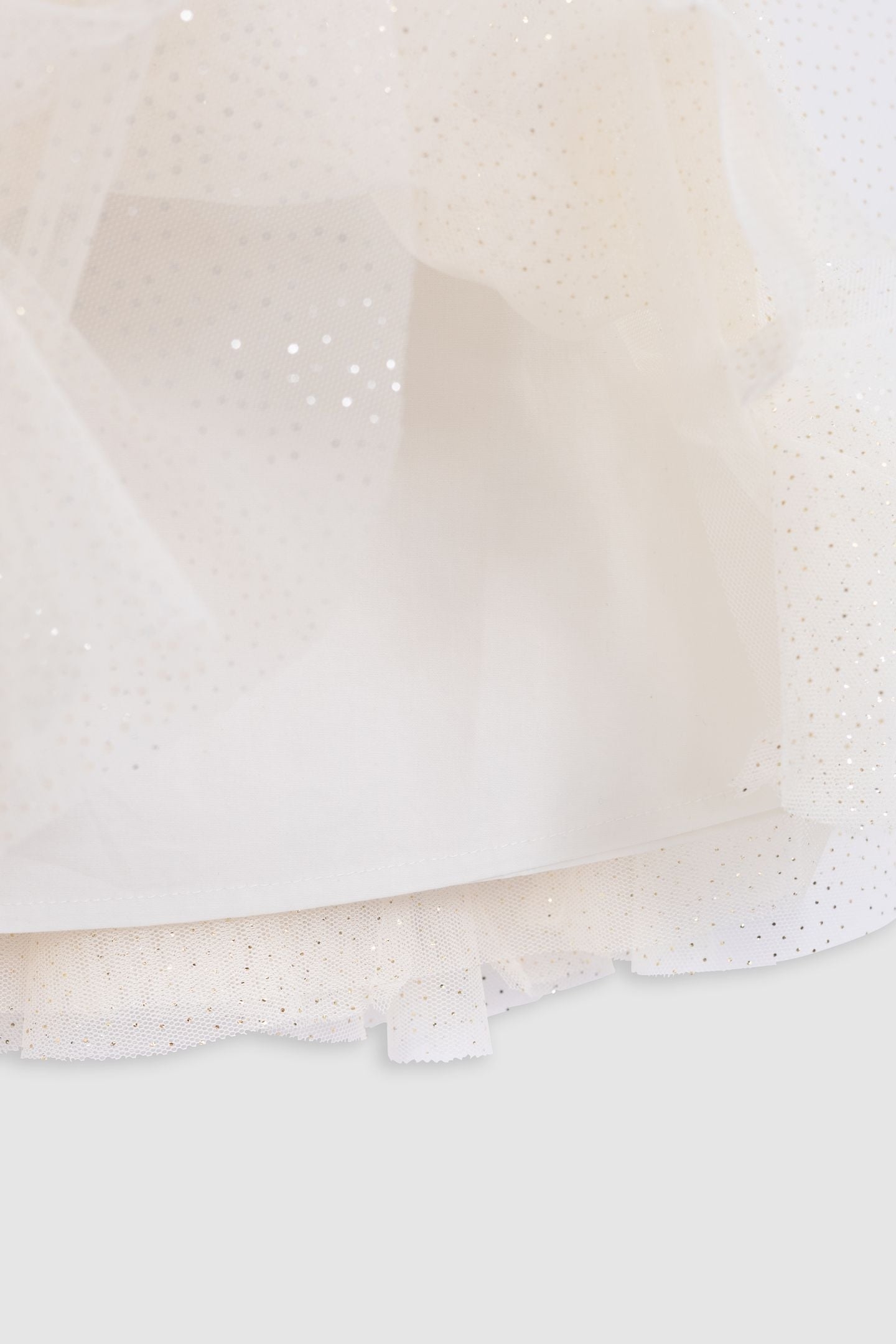 SEQUINED ECRU TUTU SKIRT 5