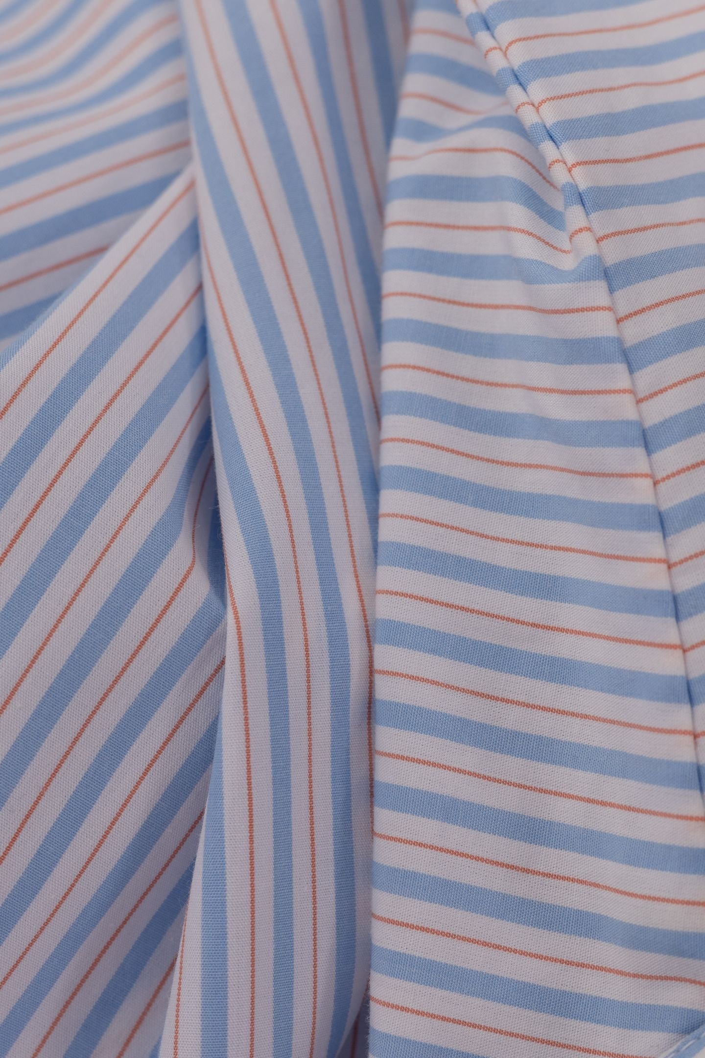 WHITE STRIPED CROPPED SHIRT DRESS OFF-WHITE 8