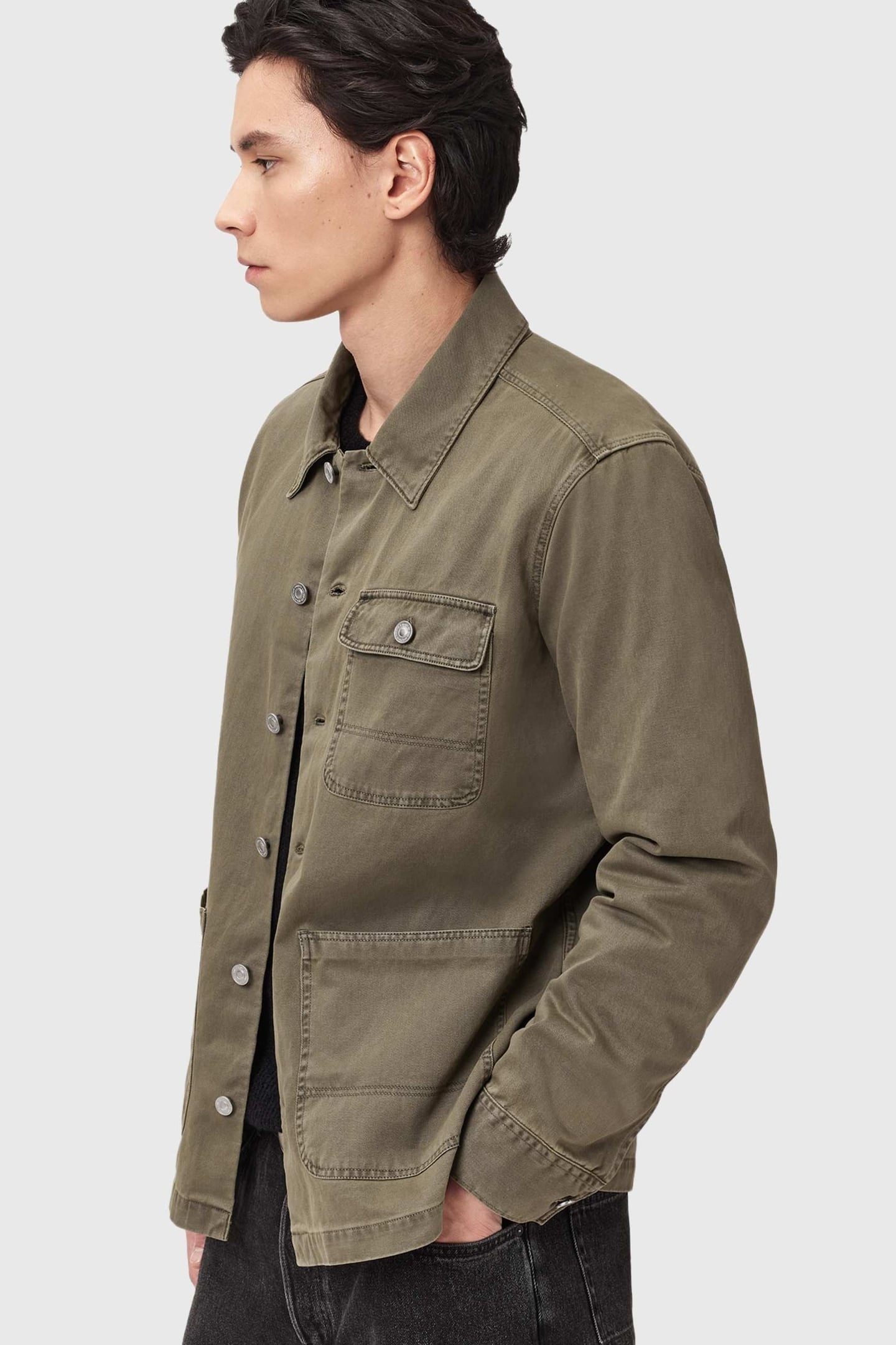 NEVIS CHORE SHIRT PASTORAL GREEN 7