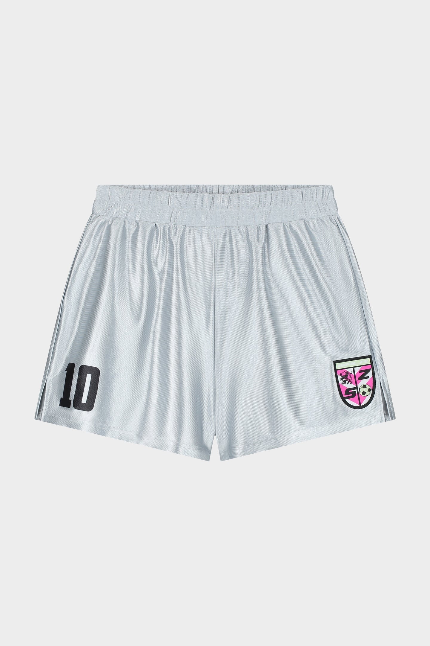 SAAR FOOTBALL SHORTS SILVER 3