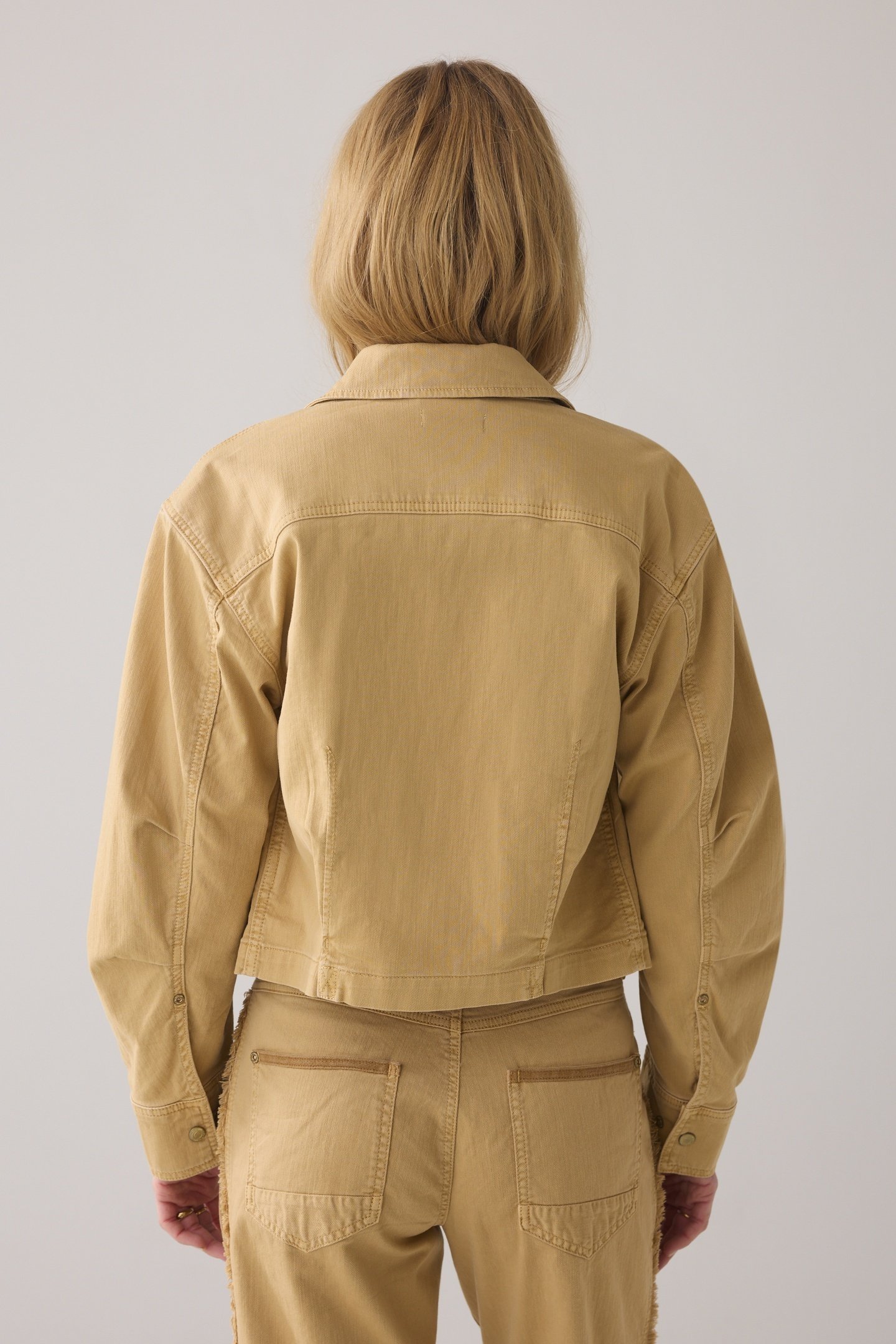 JACKET DRY STRETCH TWILL SOFT CAMEL 3