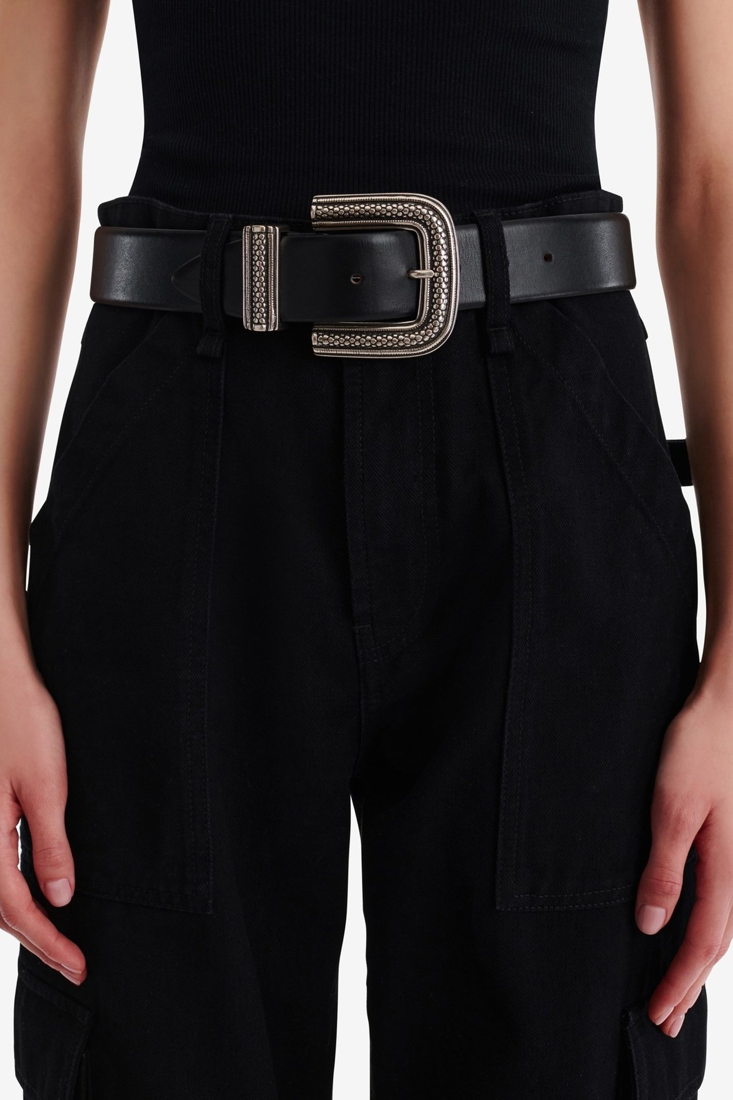 OVIA MEDIUM BELT BLACK 4