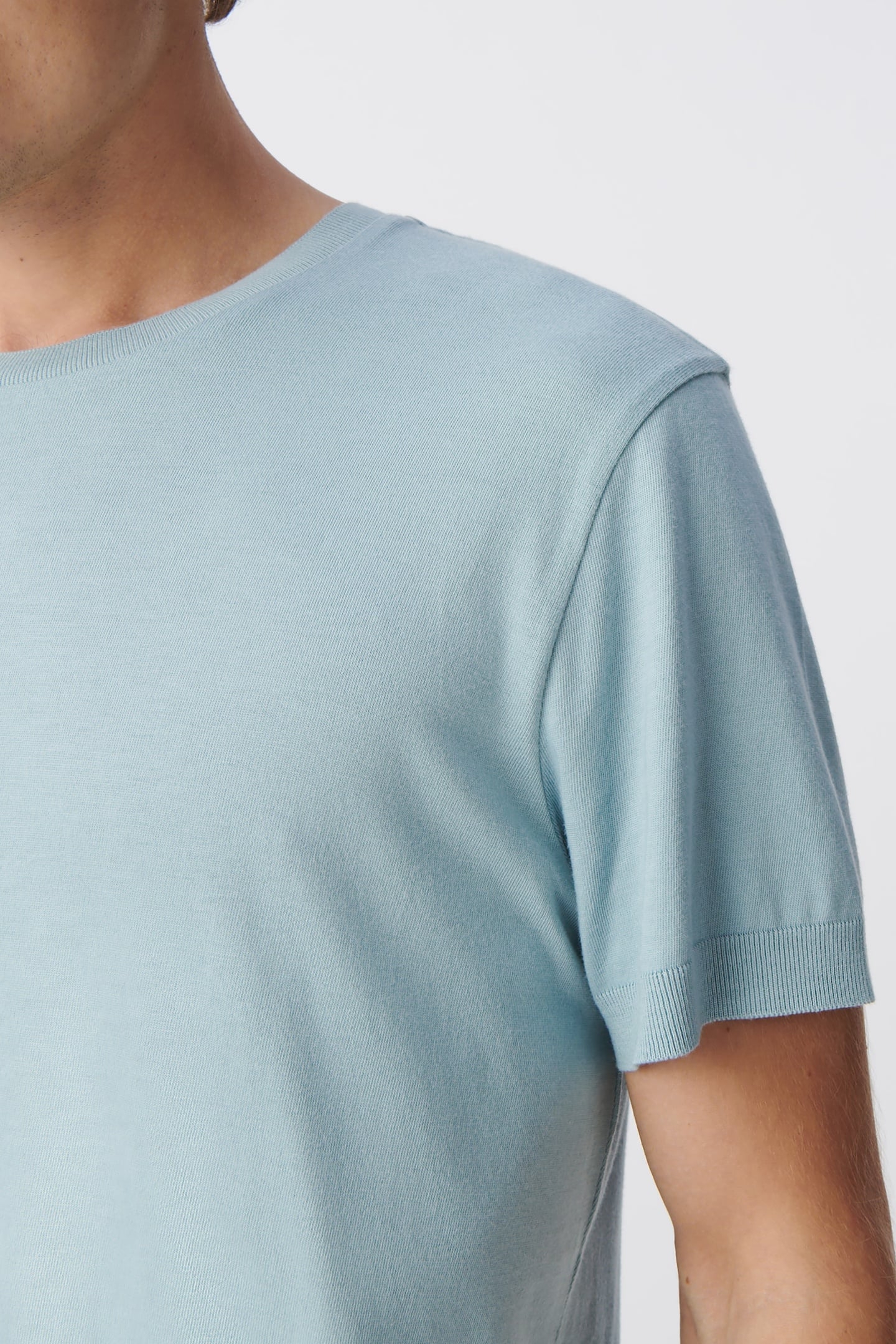 HORIZON COTTON MODAL CREW NECK T-SHIRT 5