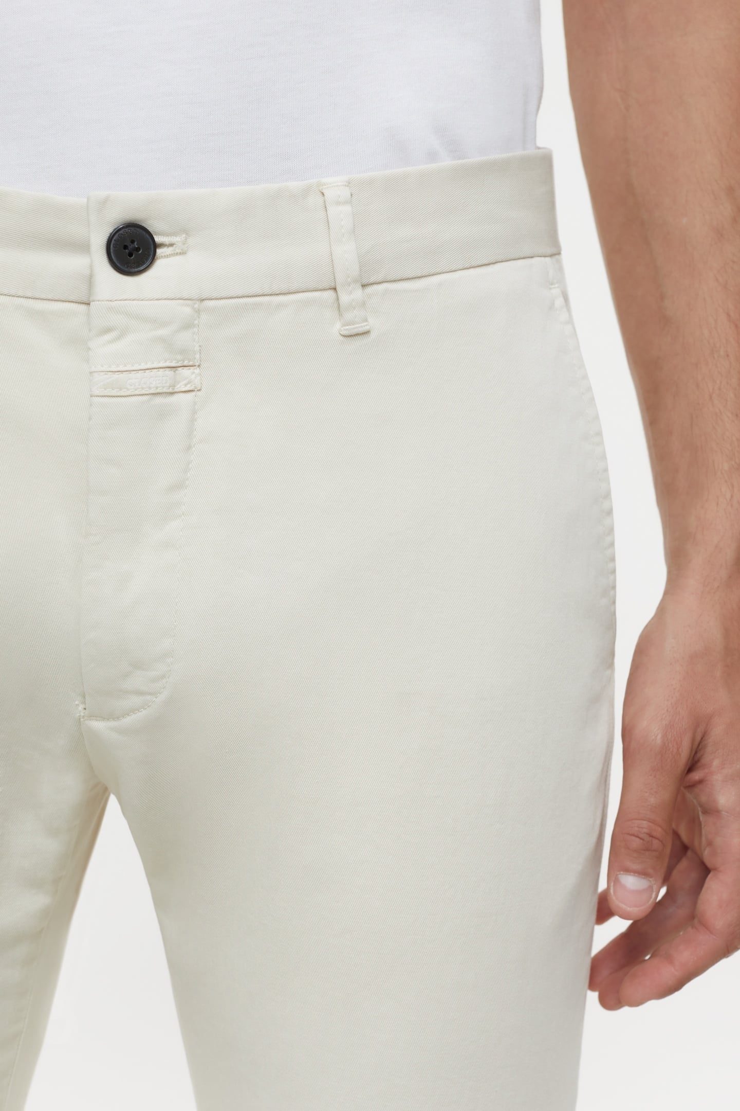 CLIFTON SLIM PANTS LIME BEIGE 7