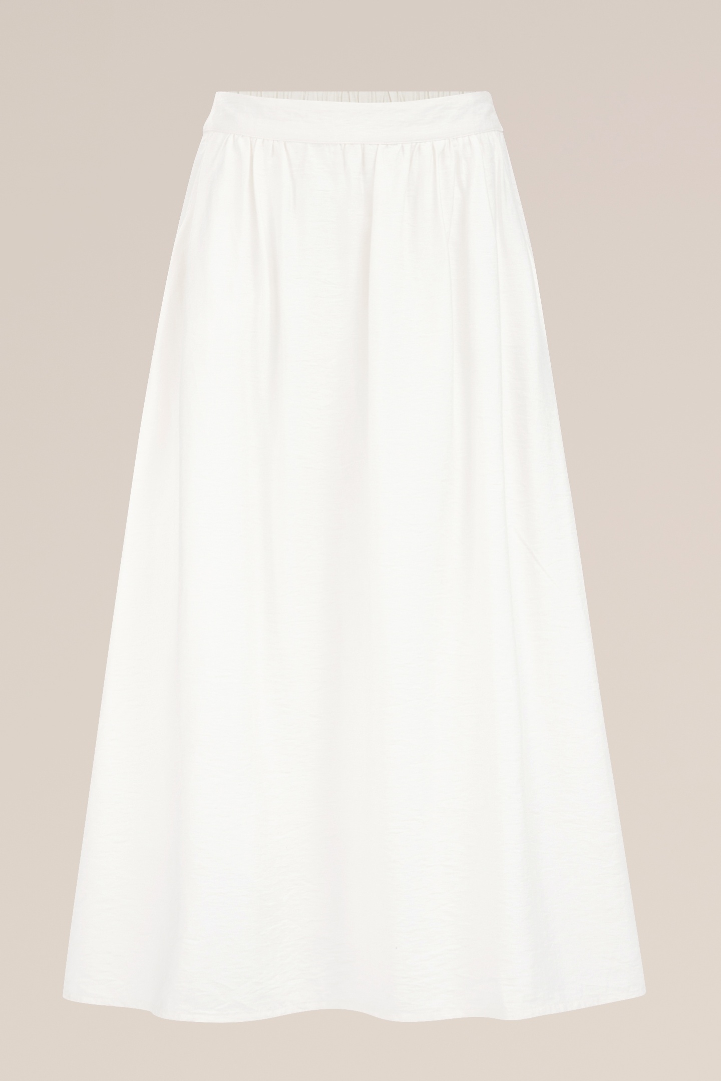 SKIRT MEDIUM LENGTH WHITE 4