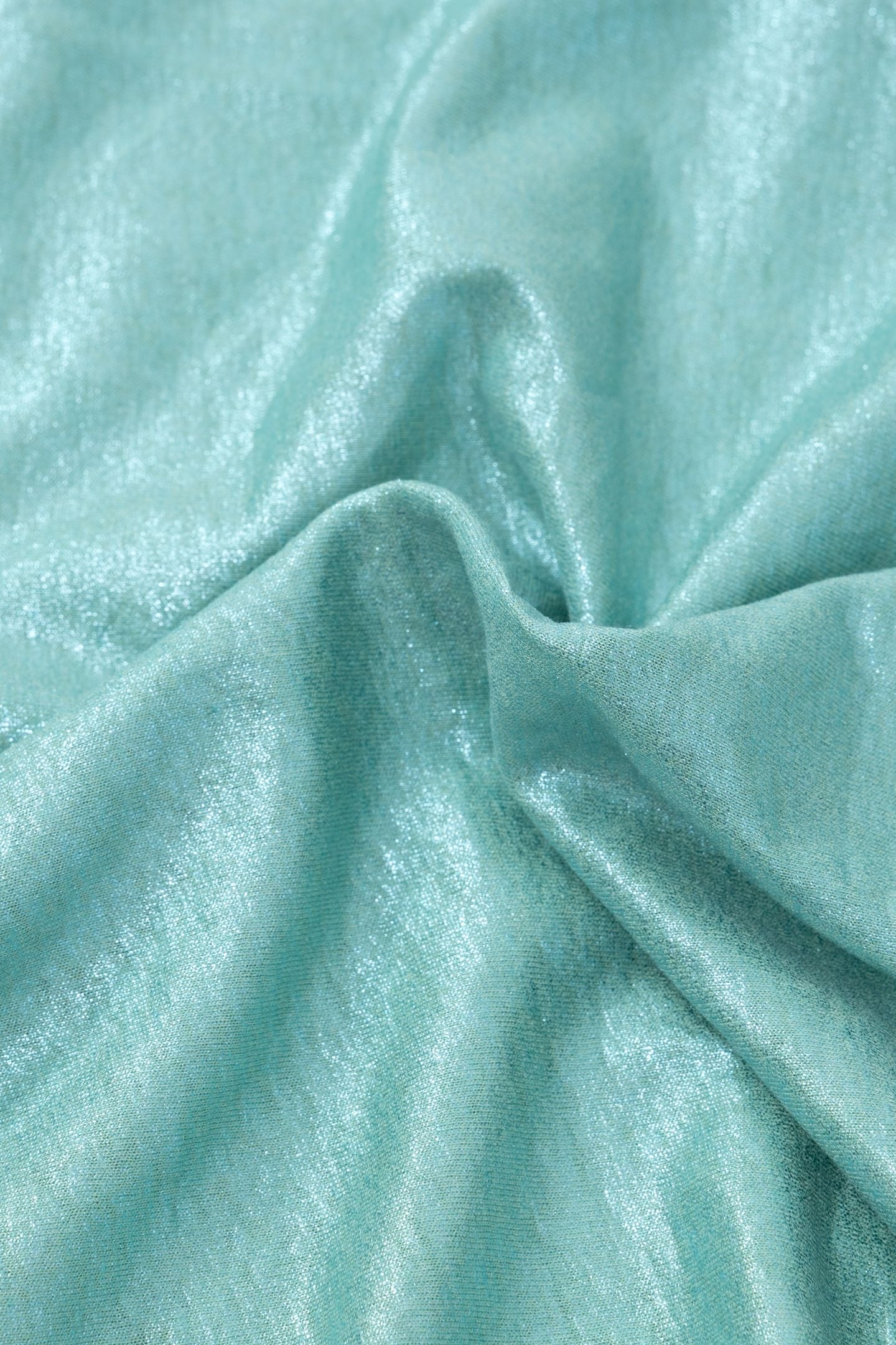 GREEN V-NECK IRIDESCENT KNIT TEE 6