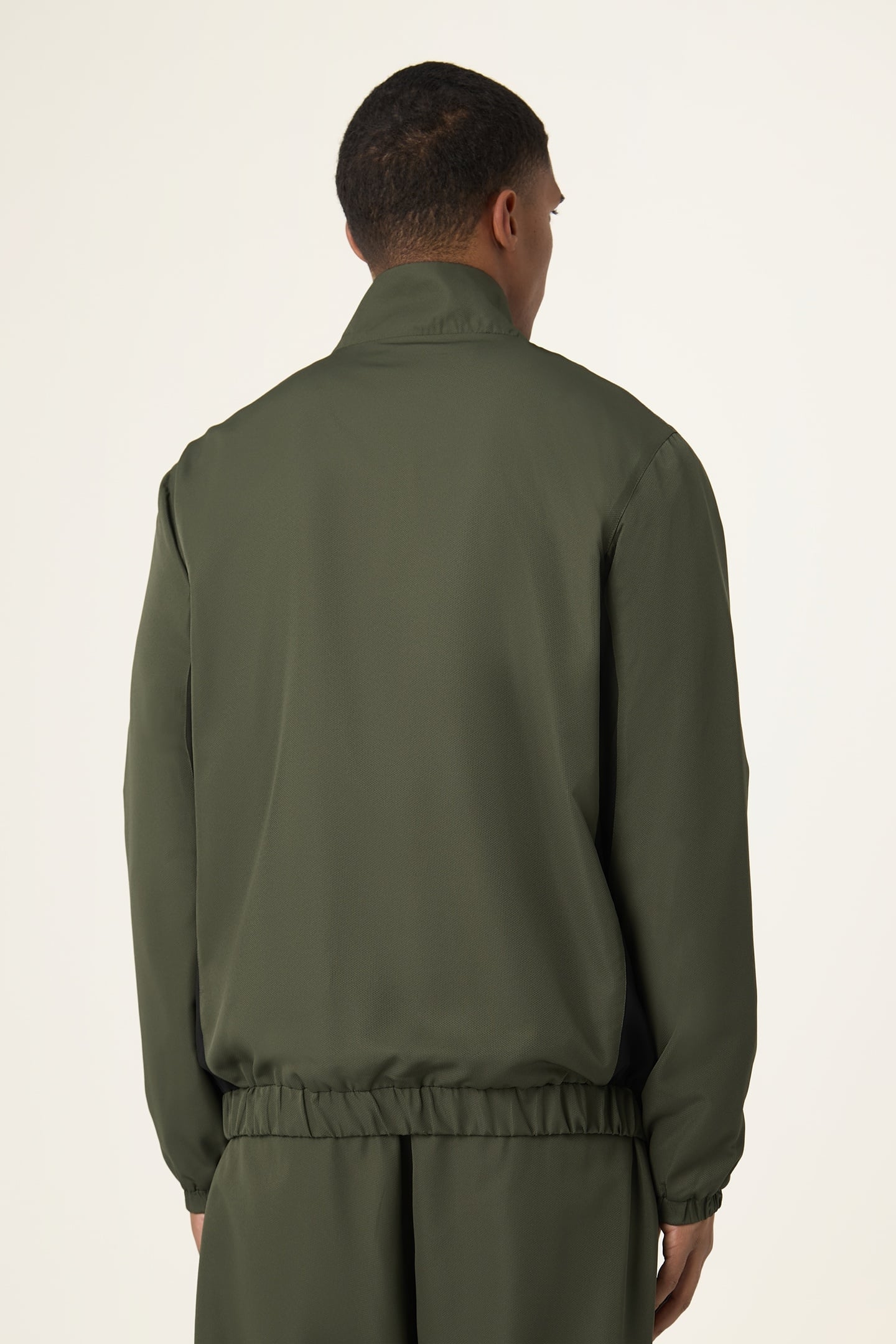 SAN SIRO REGULAR BLOCKED WOVEN TRACK JACKET BLACK 3