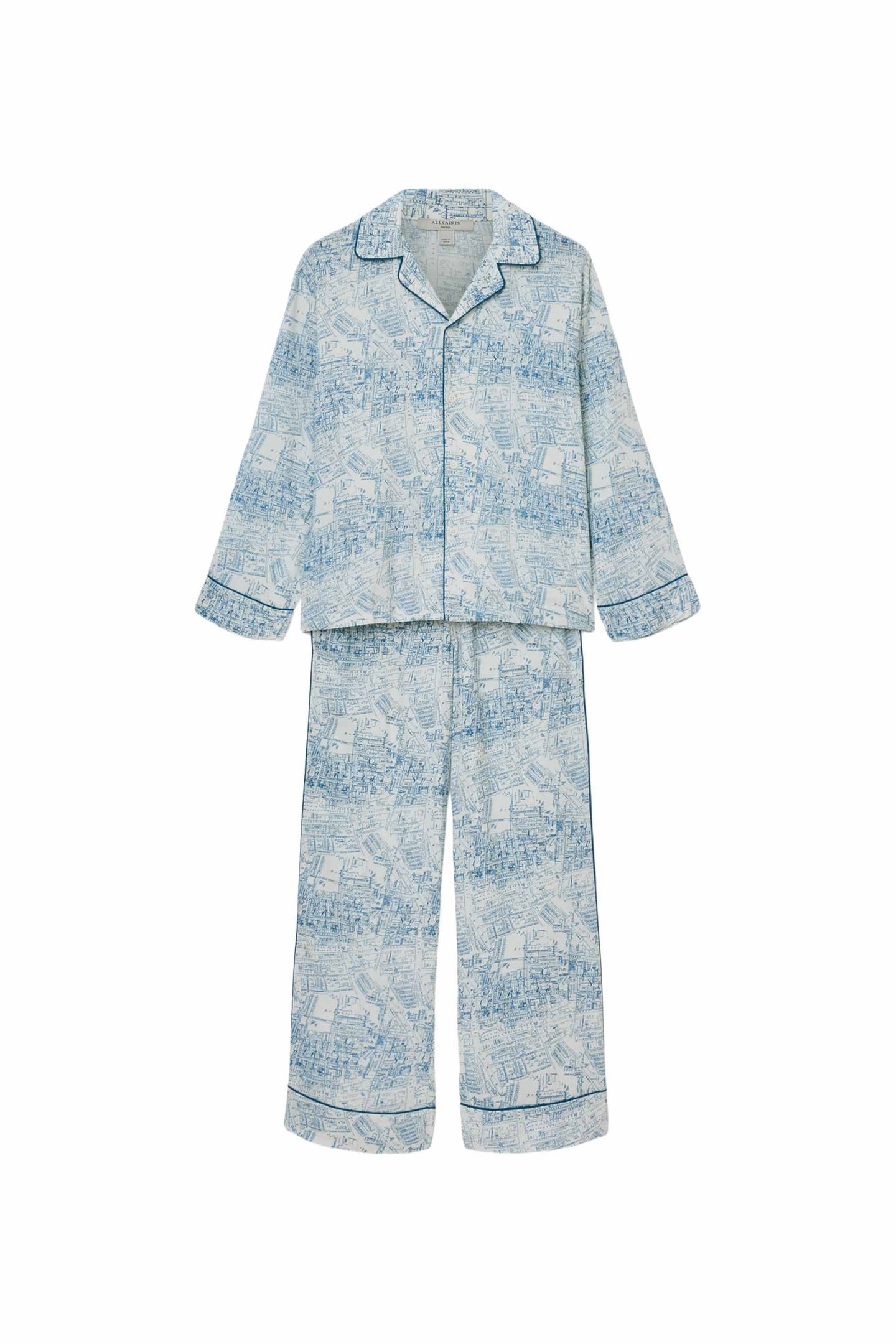 MAUDE PJ SET MAP BLUE 5