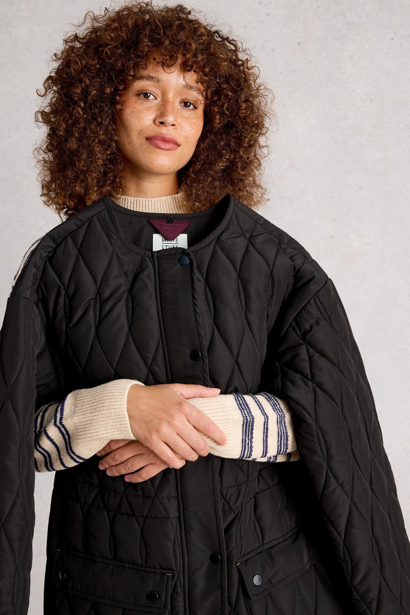NOLAN QUILTED COAT PURE BLACK 2