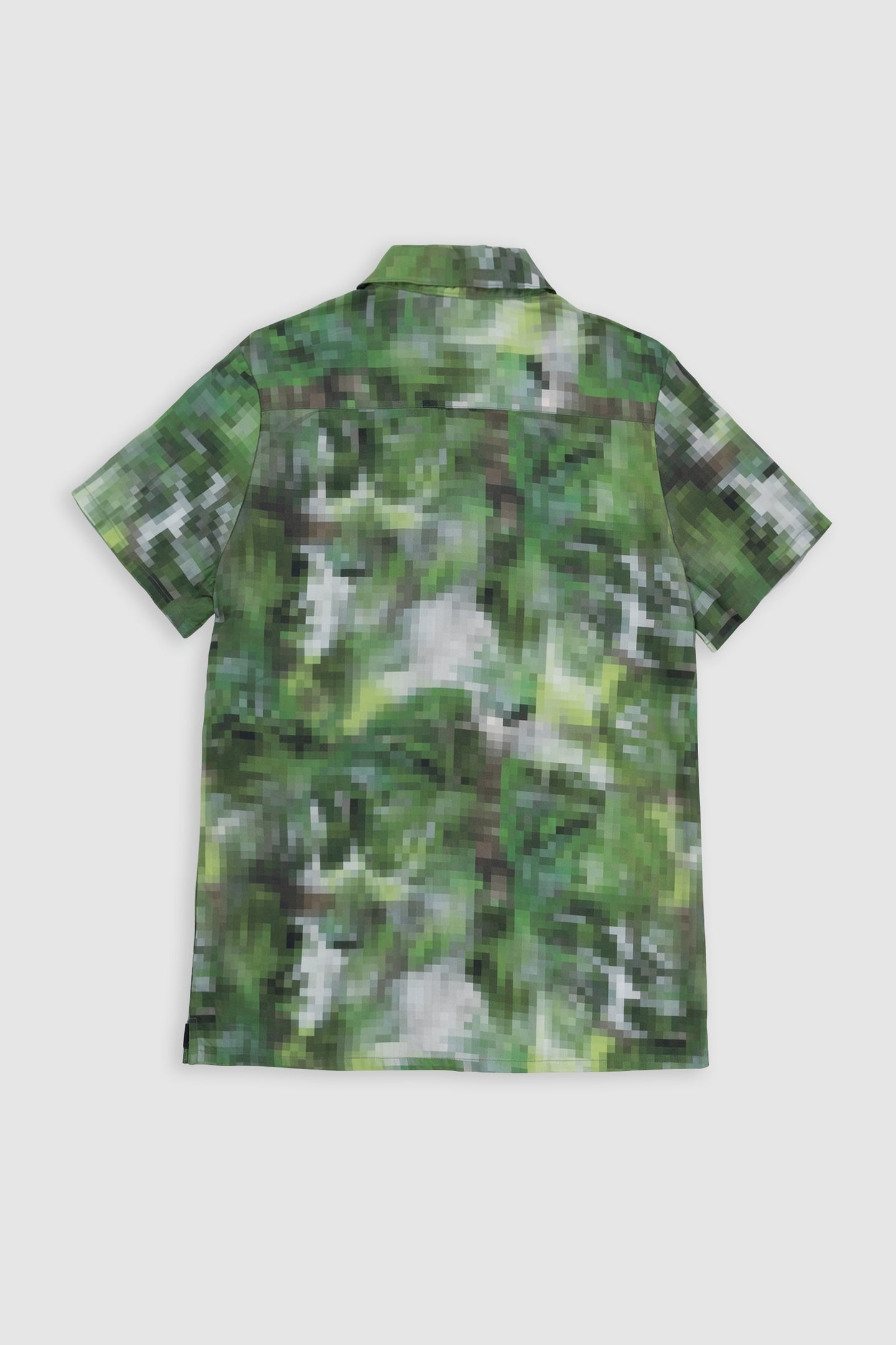 KHAKI SHIRT WITH PIXELATED CAMOUFLAGE PRINT 2