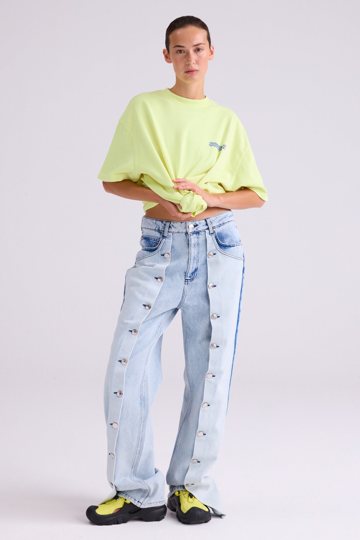 WORLD OF STIEG OVERSIZED T-SHIRT YELLOW 3