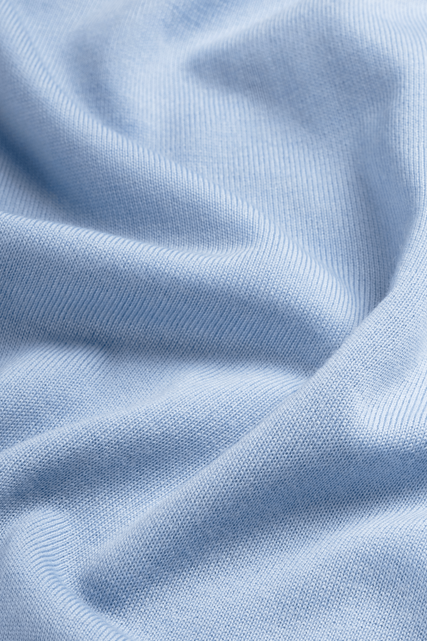 V NECK100% MERINO ALPINE BLUE 6