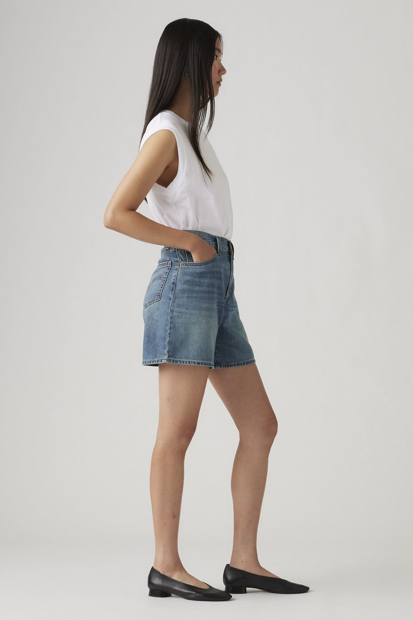 HIGH BAGGY SHORT STOP FLAXING SHORT 5