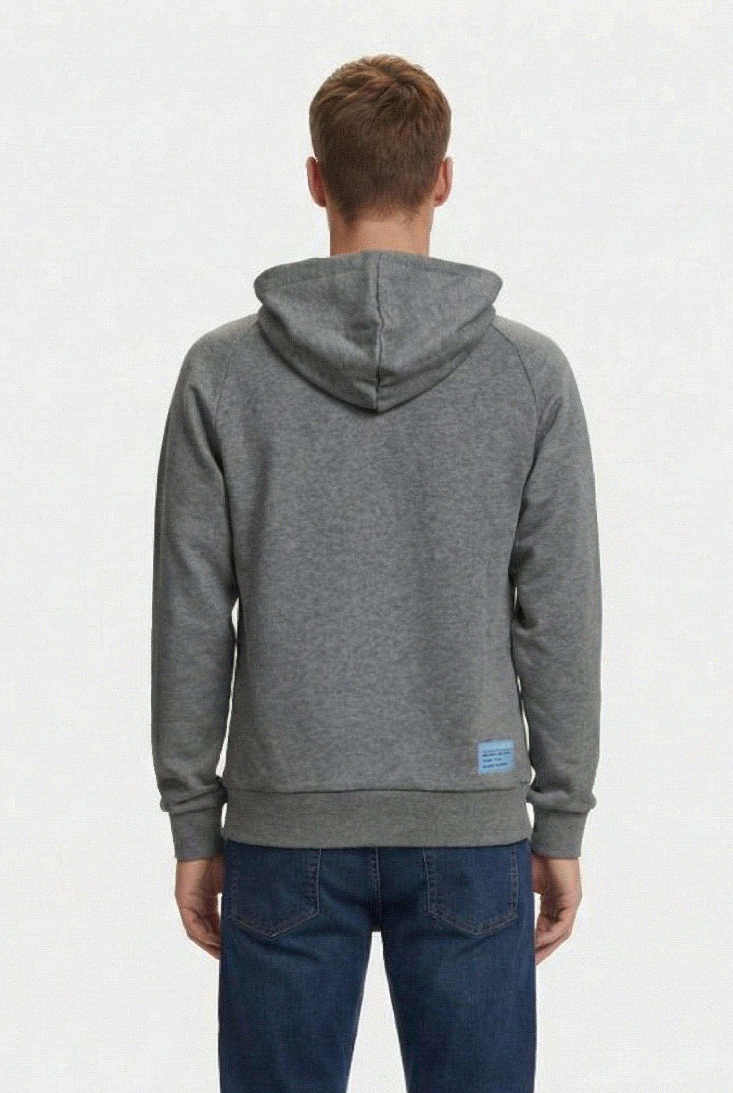 UNISEX TE HOODY SWEAT DARK GREY MELANGE 4