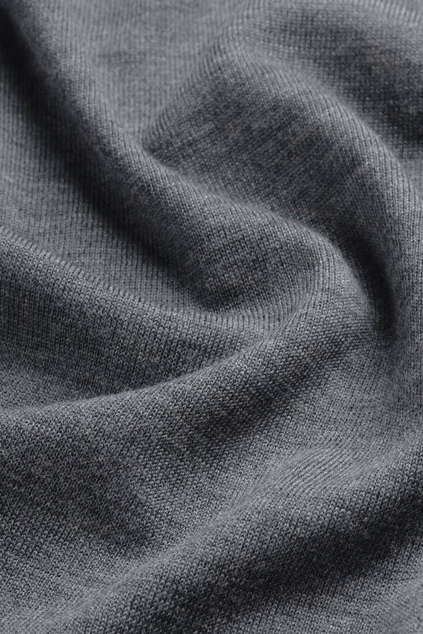 CREW NECK 100% MERINO STORM GREY 7