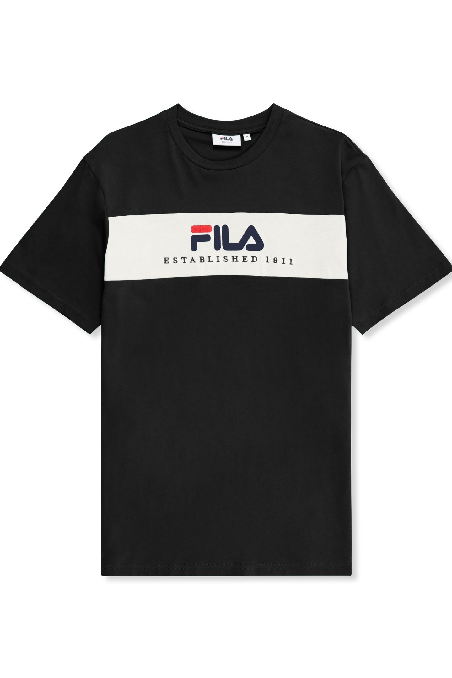 UNISEX VALSERA REGULAR BLOCKED T-SHIRT BLACK-EGRET 5