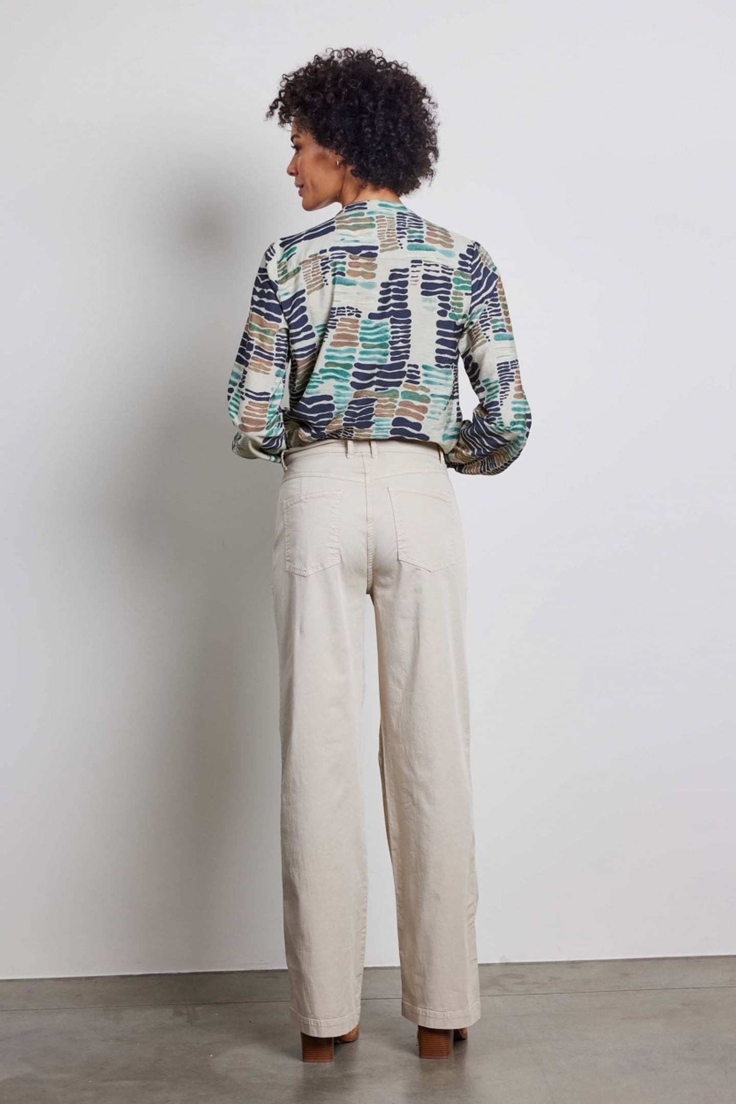 WIDE LEG PANTS ROYCE IN FEATHER GREY 3