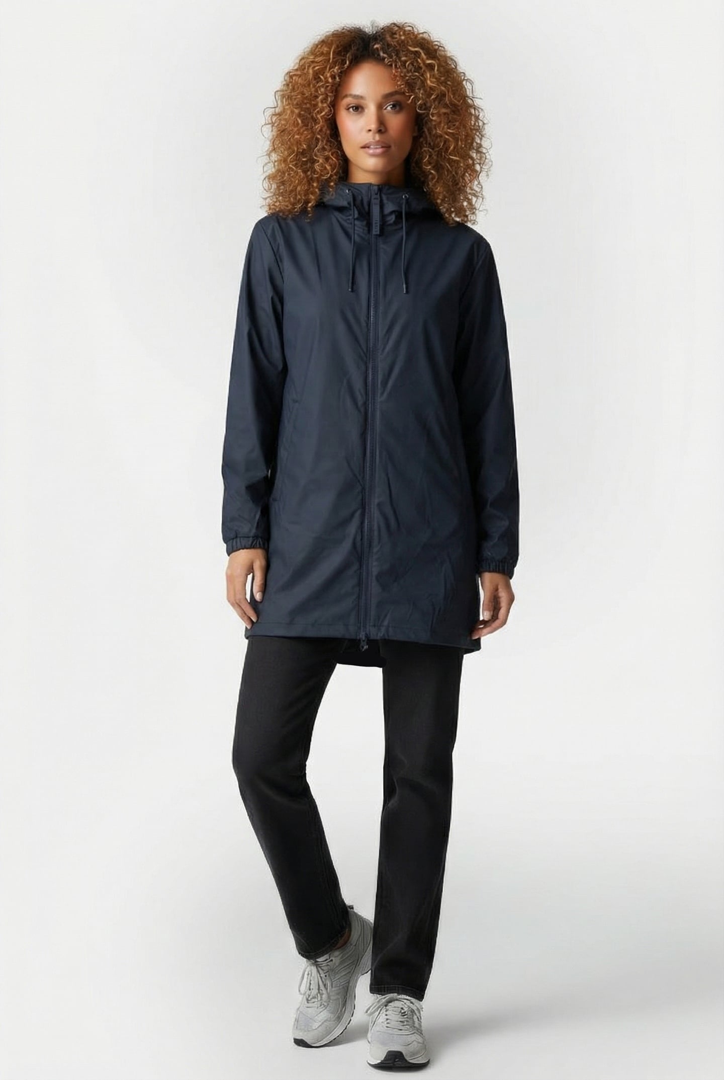 UNISEX LOHJA LONG INSULATED JACKET W3T2 NAVY 2