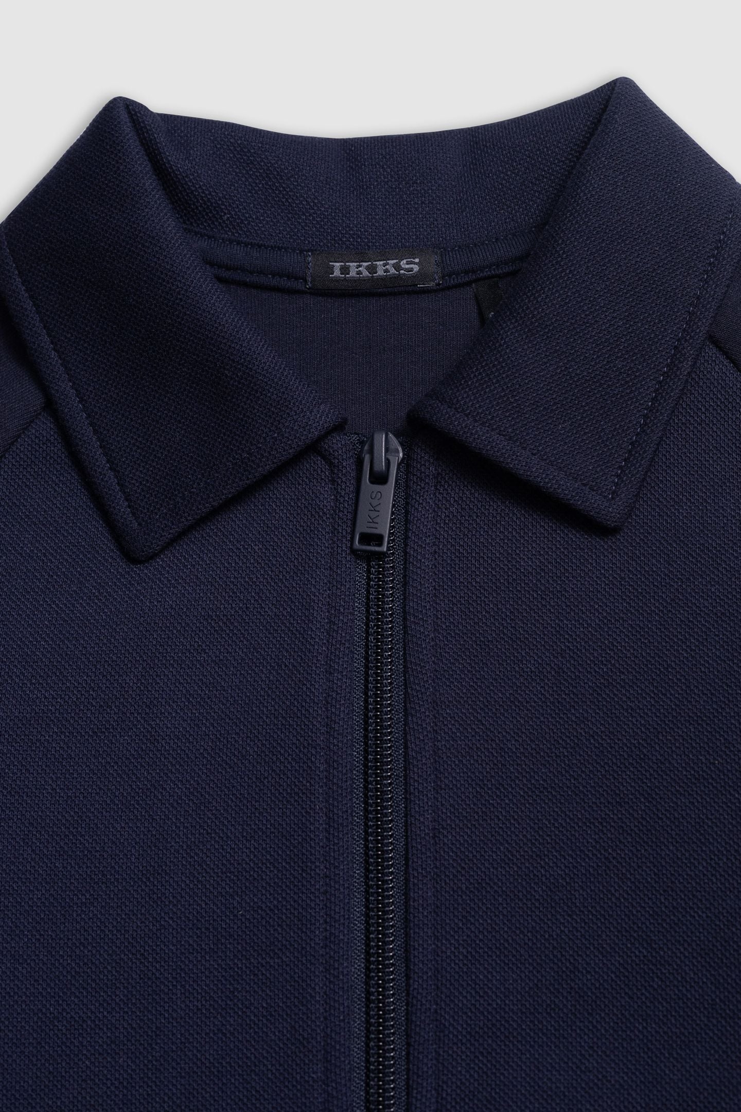 NAVY CARDIGAN WITH BACK ZIP MESSAGE 4
