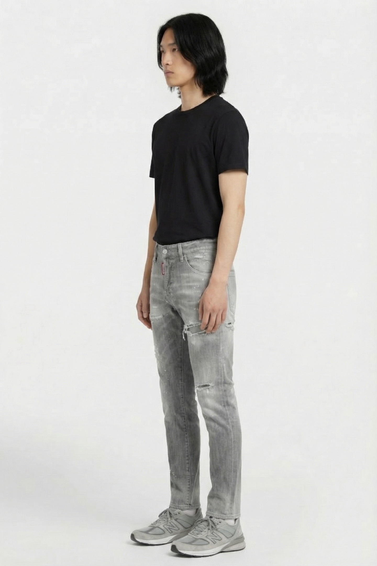 JEANS 5 POCKETS GREY 3