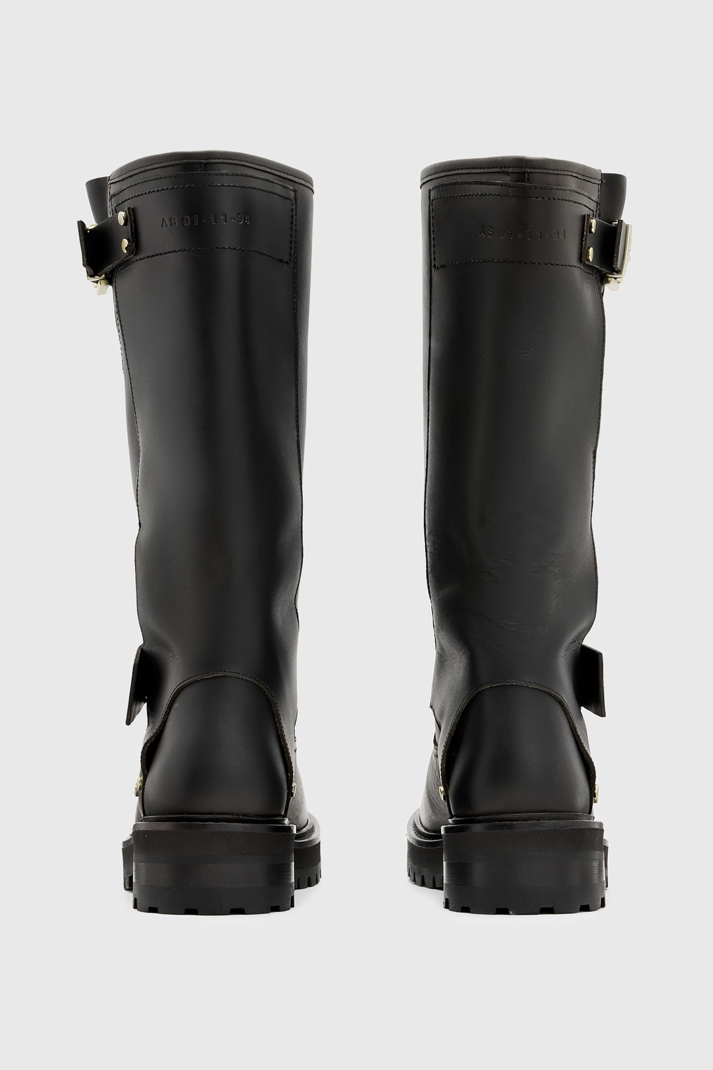 TAY BIKER BOOT BLACK/WARM BRASS 5