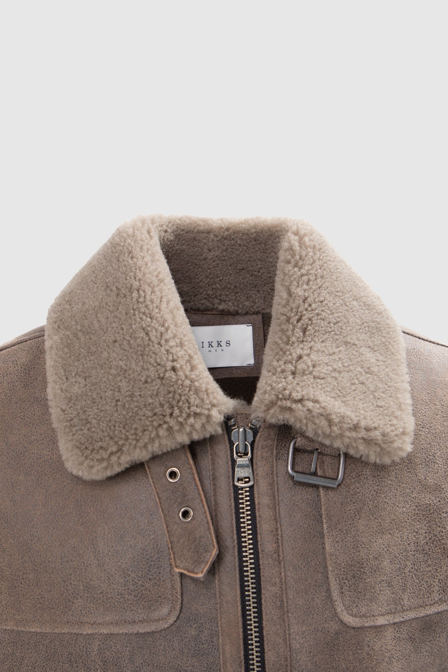 LWG-CERTIFIED RAW LEATHER BOMBER JACKET 8