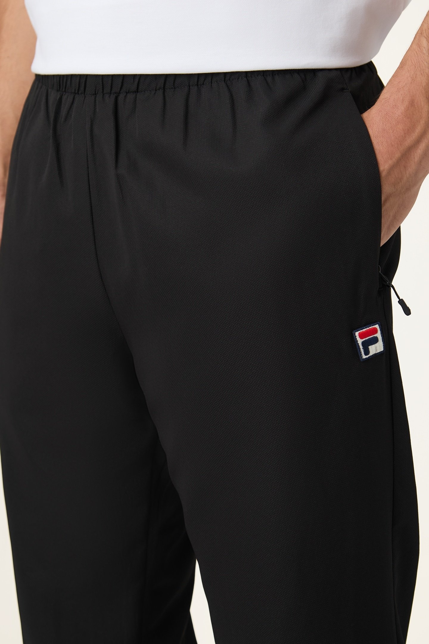 SAN SIRO REGULAR WOVEN TRACK PANTS BLACK 6