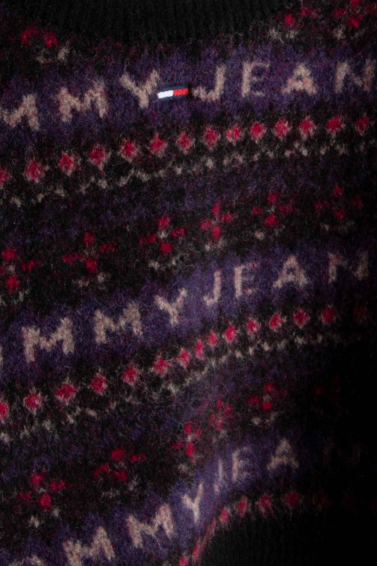 CHIC FAIR ISLE SLIM KNIT CAMI TOP BLACK 4