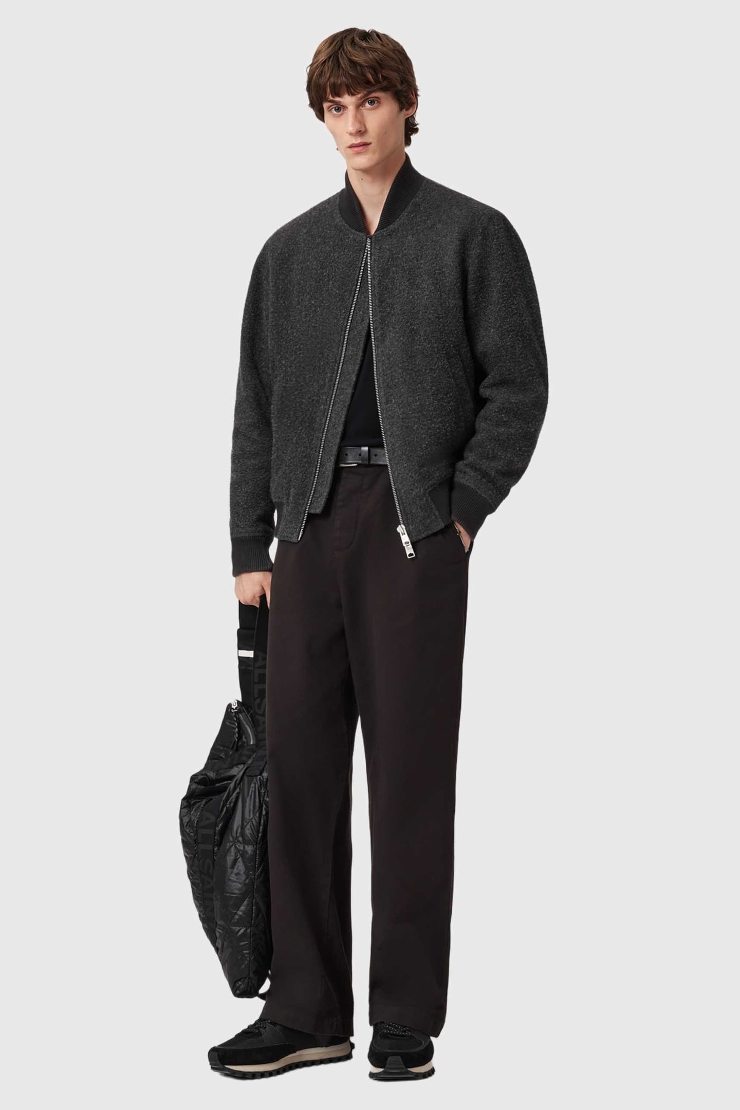 SAKU BOMBER CHARCOAL GREY 5