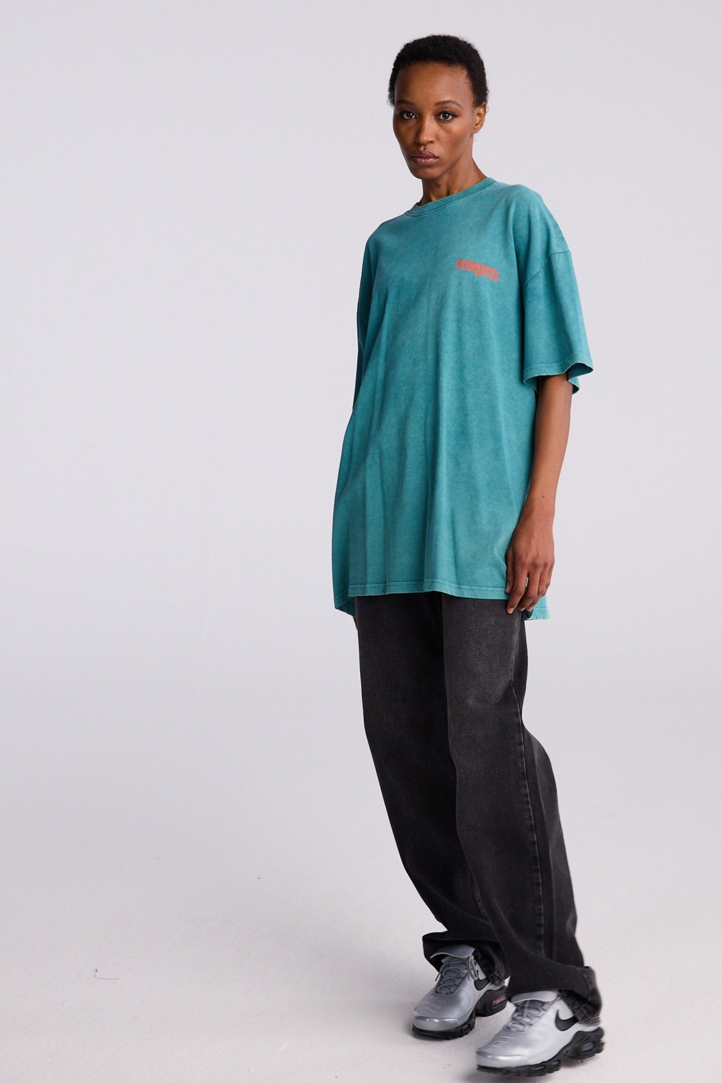 WORLD OF STIEG OVERSIZED T-SHIRT GREEN 1