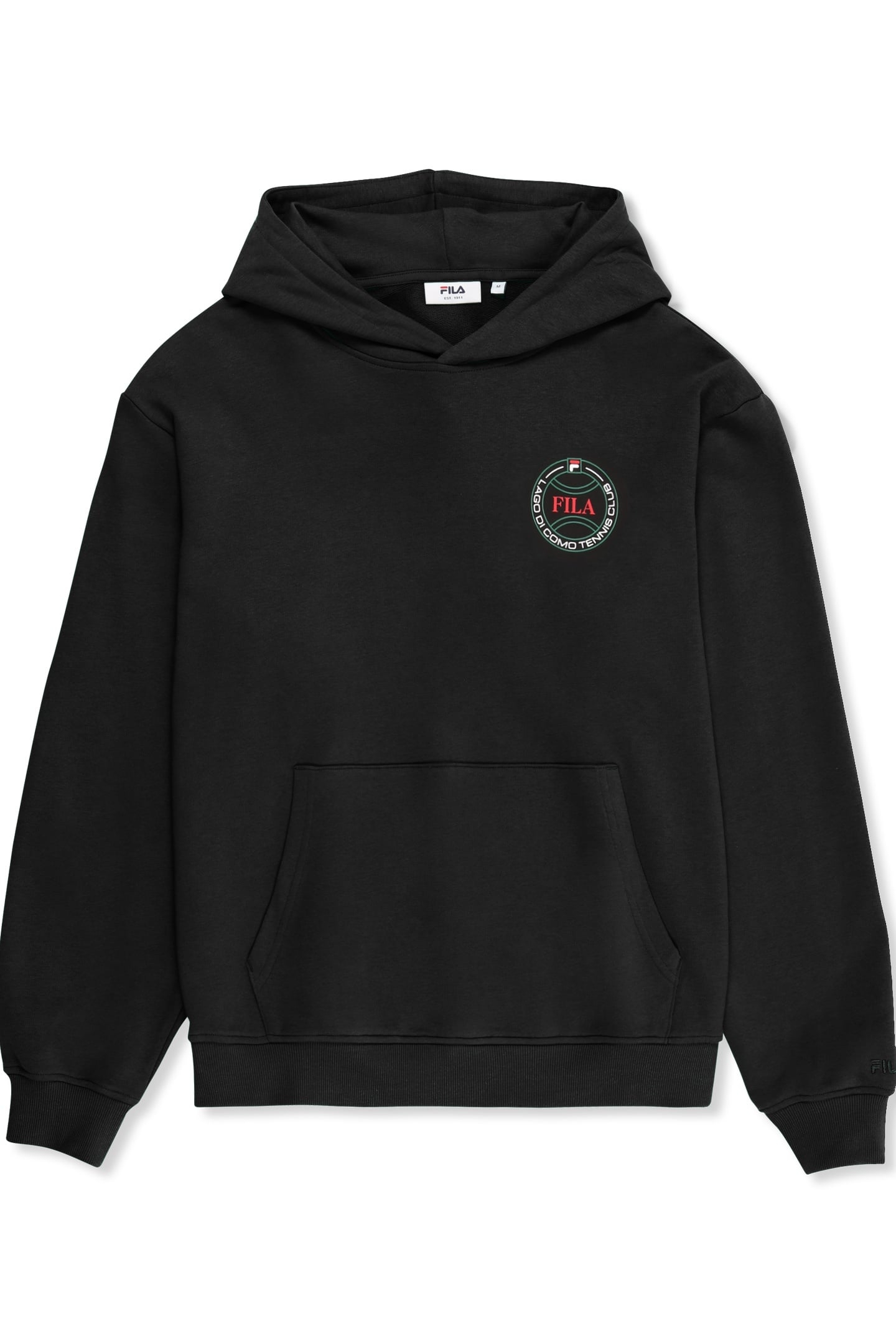 PARELLA RELAXED GRAPHIC HOODIE BLACK 5