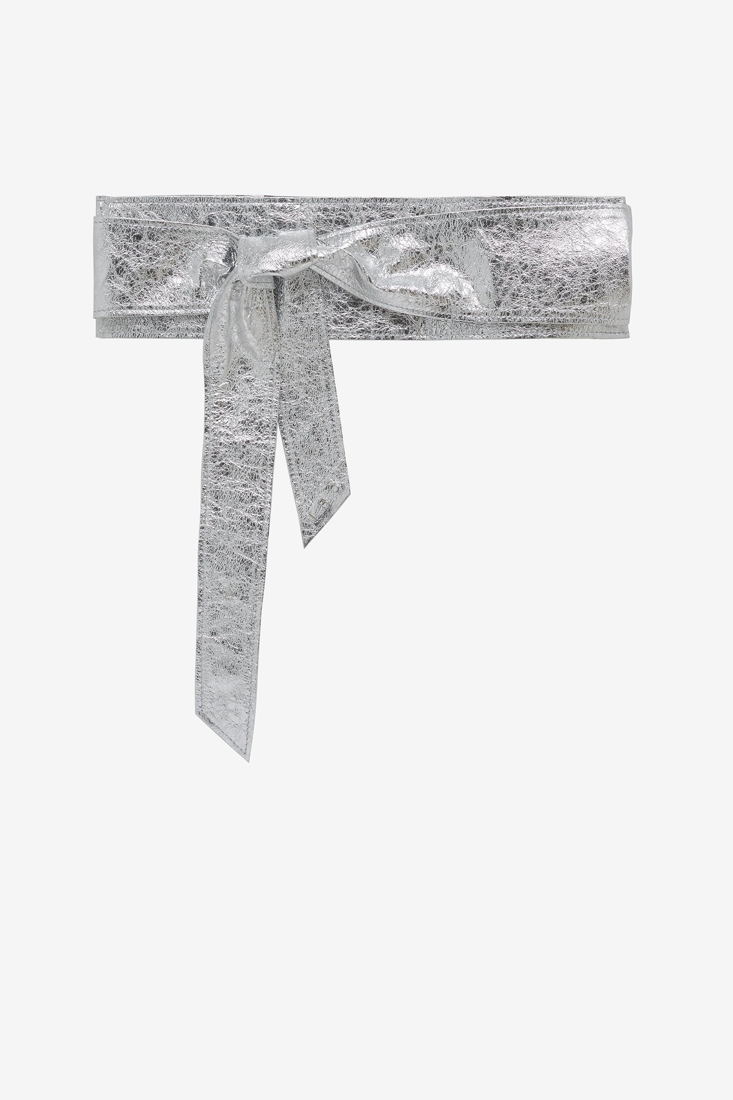 NERA SILVER OBI BELT SILVER 1